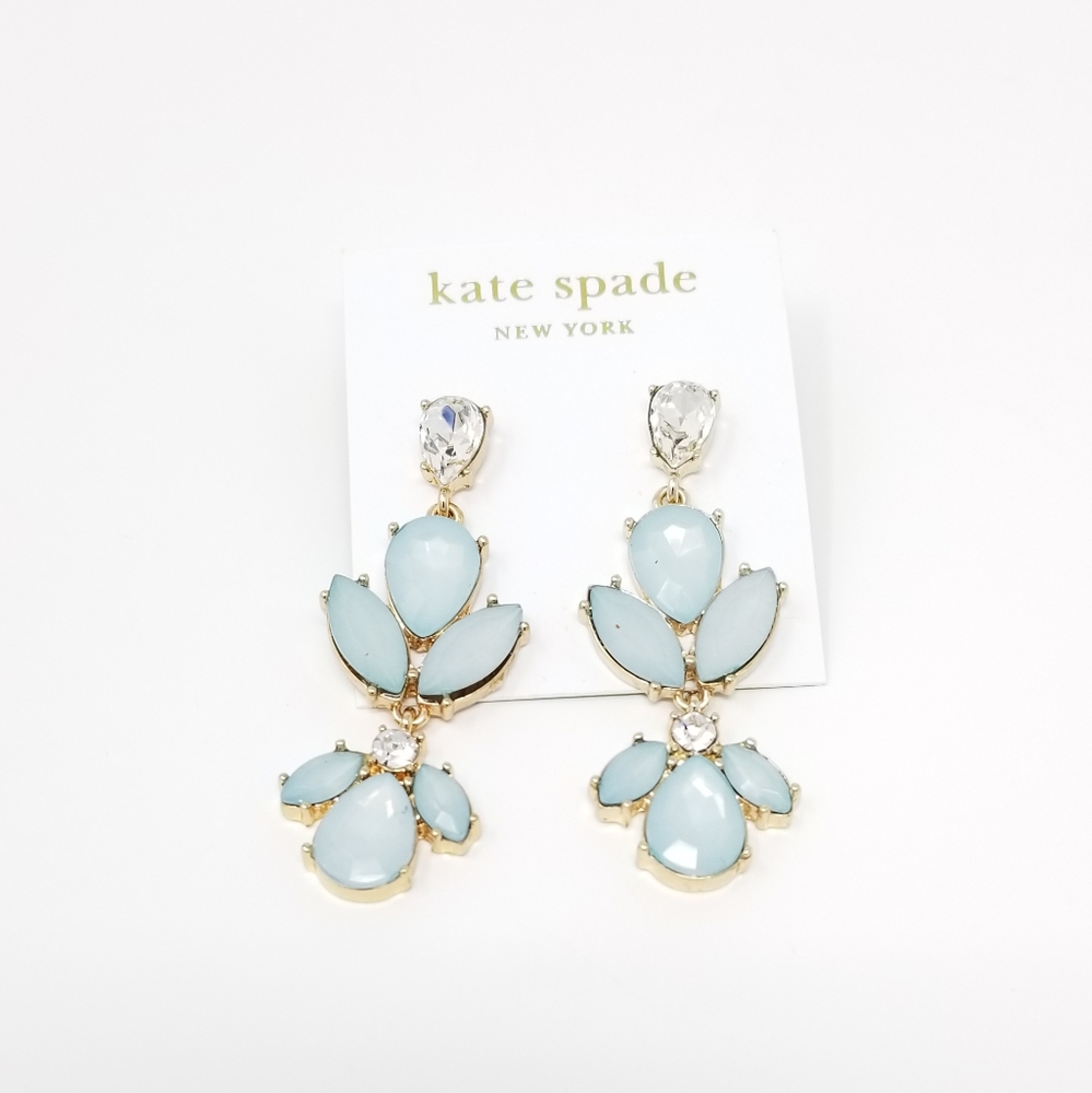 Kate Spade Blue Stoned Earrings